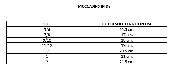 Moccasins (Kids)